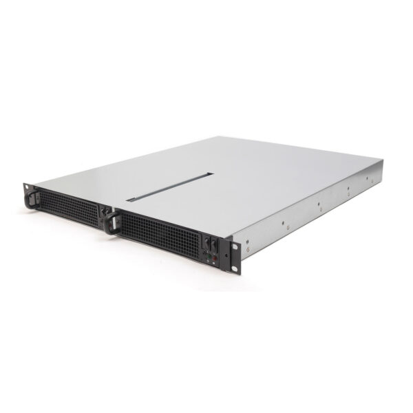 Серверный корпус 1U NR-N1502 (2x MiniITX, 2x3.5"int, 550mm), черный, NegoRack