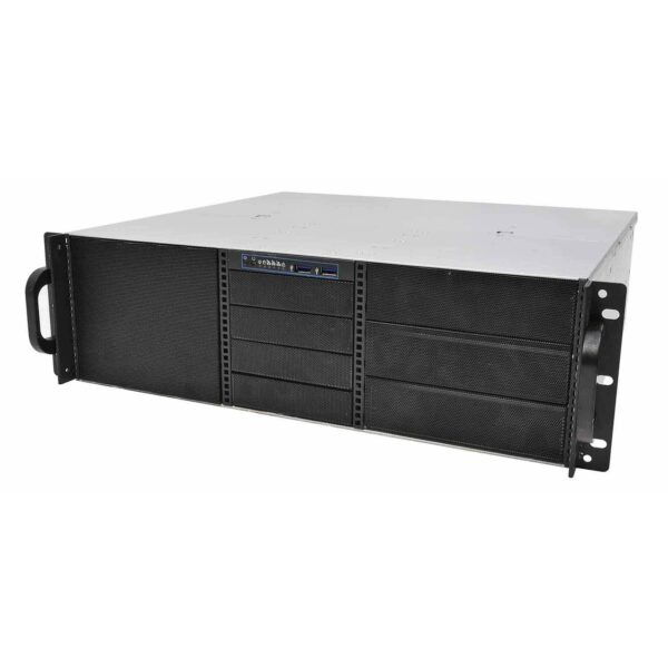 Серверный корпус 3U NR-N3414 2x1000Вт (ATX12x13, 6x5.25ext (10x3.5int), 4x3.5ext, 400мм) черный, NegoRack