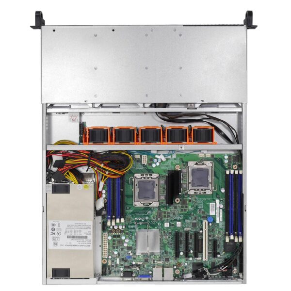 Серверный корпус 1U NR-R1004 600Вт 4xHot Swap SAS/SATA (ATX 10"x12", 2x2.5" int, Slim CD, 550mm) — изображение 12