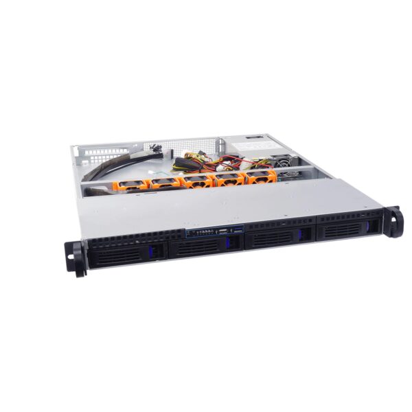 Серверный корпус 1U NR-R1004 2x300Вт 4xHot Swap SAS/SATA (ATX 10"x12", 2x2.5" int, Slim CD, 550mm) — изображение 8