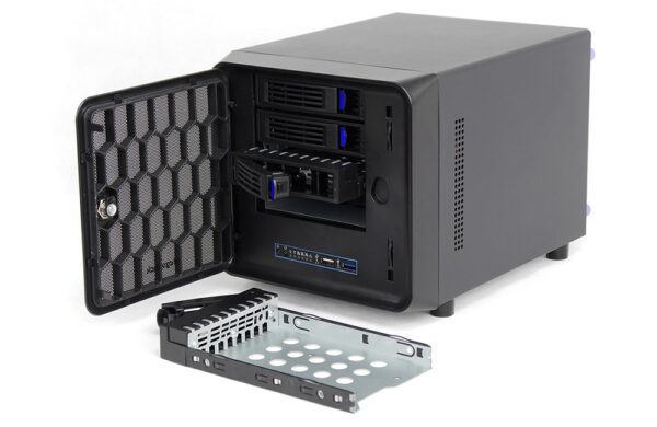 Корпус mini-ITX для NAS, 300Вт, 4xSAS/SATA Hotswap HDD, USB 3.0, 2.5" int, NR-ITX1 Negorack — изображение 9