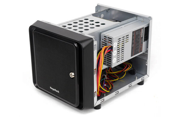 Корпус mini-ITX для NAS, 300Вт, 4xSAS/SATA Hotswap HDD, USB 3.0, 2.5" int, NR-ITX1 Negorack — изображение 12