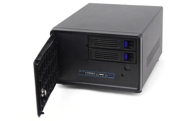 Корпус mini-ITX для NAS, 300Вт, 2xSAS/SATA HS HDD, SATA HS SSD, USB 3.0, 2.5" int, NR-ITX2, Negorack — изображение 6