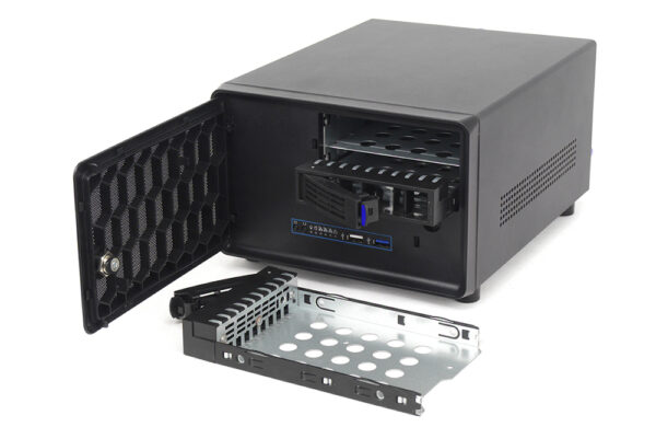 Корпус mini-ITX для NAS, 300Вт, 2xSAS/SATA HS HDD, SATA HS SSD, USB 3.0, 2.5" int, NR-ITX2, Negorack — изображение 7