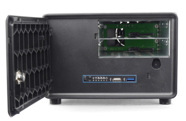 Корпус mini-ITX для NAS, 300Вт, 2xSAS/SATA HS HDD, SATA HS SSD, USB 3.0, 2.5" int, NR-ITX2, Negorack — изображение 8