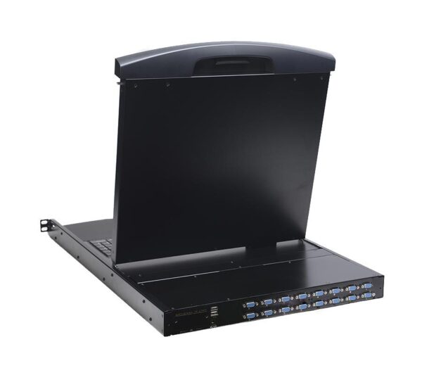 Консоль 1U NR-MDR2916UDL, 19" TFT, 16 портов KVM, Монитор, клавиатура, тачпад, кабели 16шт, Negorack — изображение 5