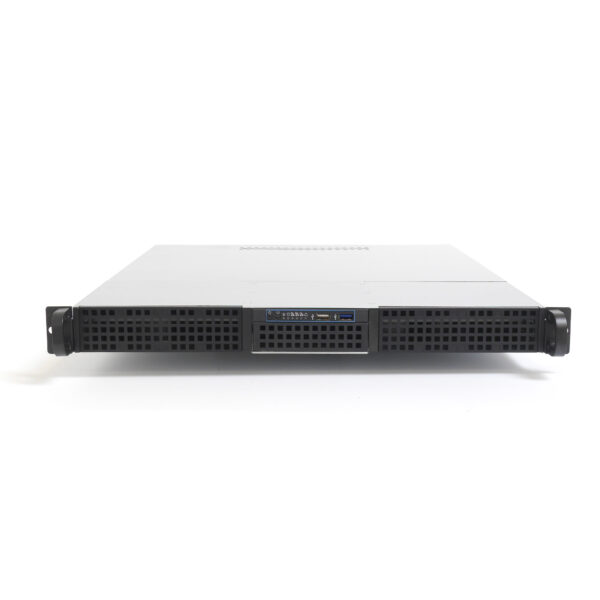 Серверный корпус 1U NR-D155 600Вт (ATX 10.5x12, 2х5.25, 3x3.5"int, 550mm), черный, NegoRack — изображение 2