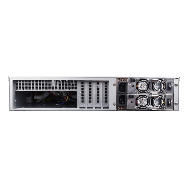 Серверный корпус 2U NR-N2542 2x400Вт (ATX 12x13, 4x5.25ext (6x3.5int), 2x3.5int, 550mm), чёрный, NegoRack — изображение 18