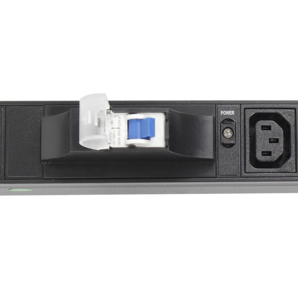 Блок силовых розеток в стойку 19" NR-PDU8C13-32A-B-I-2M, 8 розеток C13, 32А, вилка IEC60309, шнур 2м — изображение 3