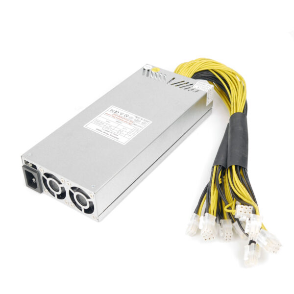 Блок питания 1U ATX SD-2400W-BTC, 2400Вт, 200A, PCI-E 8pin x10, 1U, КПД 90%, Negorack