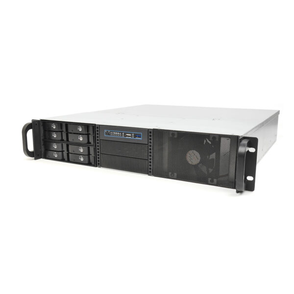 Серверный корпус 2U NR-N2442-H8 (EATX 12x13, 8x 2.5 HS SAS/SATA, 2x3.5int, 480mm), чёрный, NegoRack