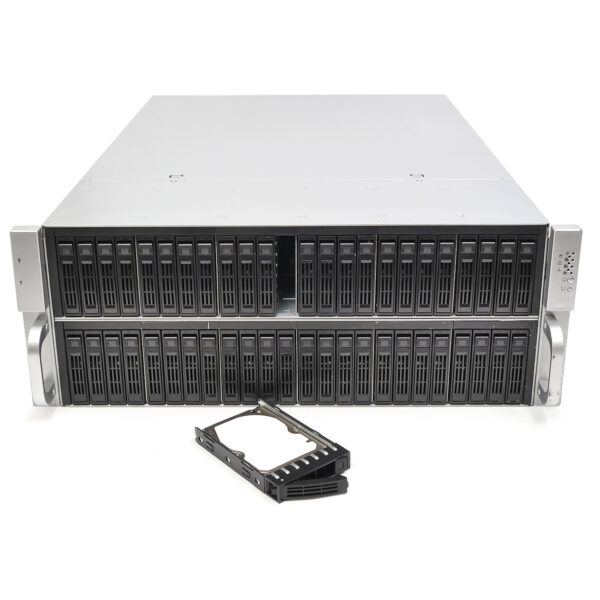 Серверный корпус 4U NR-R4149 Hot Swap 49x 2.5" SAS/SATA  (EEATX 13.68"x13", 650mm), черный, Negorack — изображение 2