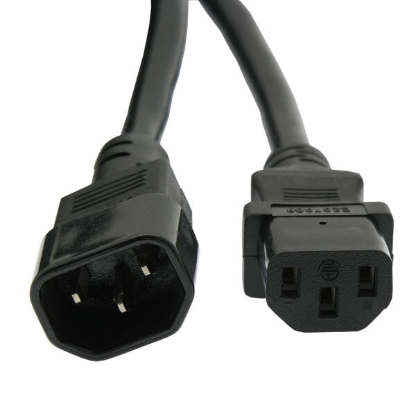 Кабель сетевой 220V, Монитор-Компьютер, (C14)-(C13), IEC 60320, 3Gx1.0mm2, 5м, CBL-008, Negorack